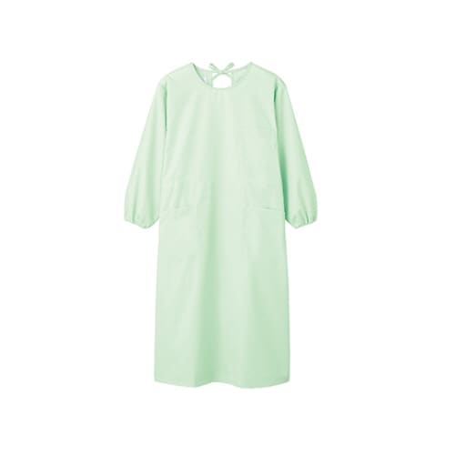 予防衣 レディス 長袖 グリーン