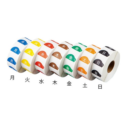 管理用曜日シール 小 金曜日 1000枚入
