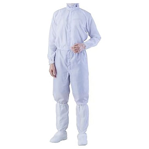 異物混入対策ツナギ服