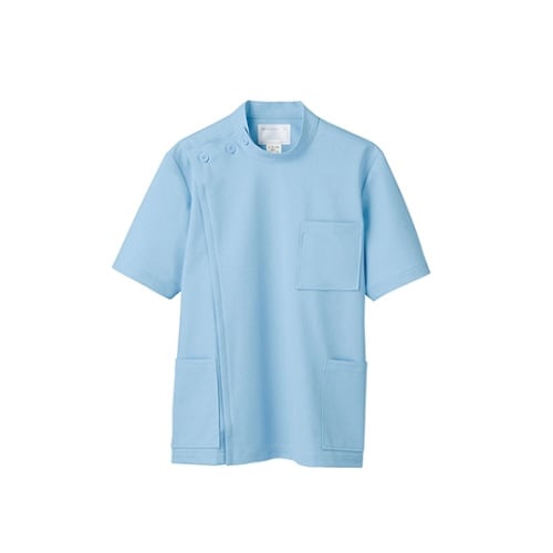 ケーシー メンズ 半袖 サックス