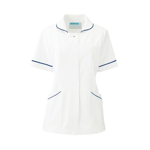 レディスジャケット半袖 ネイビー S