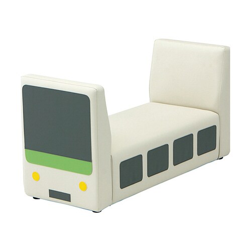 トレインベンチ グレー