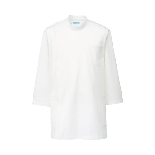 メンズ医務衣 七分袖 白 LL