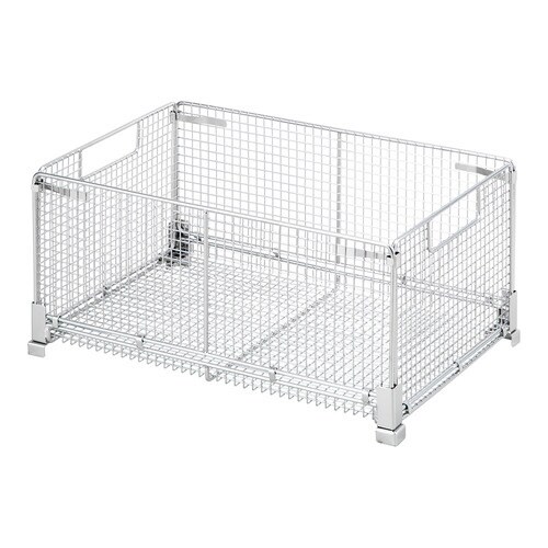 折りたたみステンレスバスケット