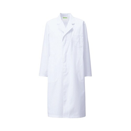 メンズ診察衣S型長袖 白 L