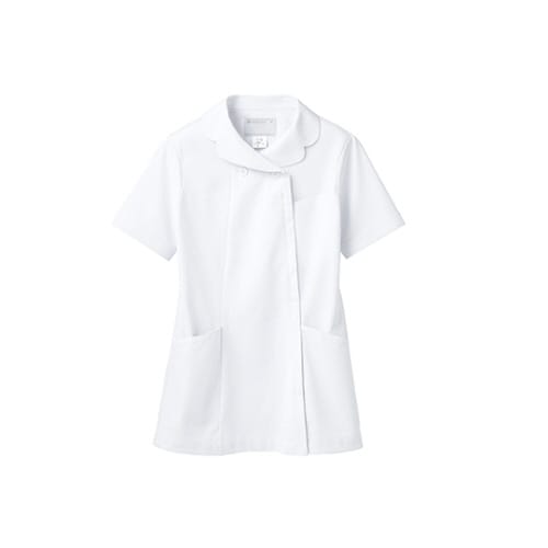 ナースジャケット 半袖 白