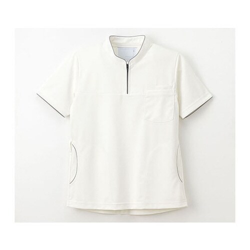 ニットシャツ アイボリー M