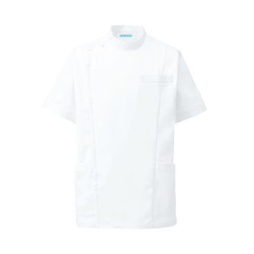 メンズジャケット半袖 白 5L