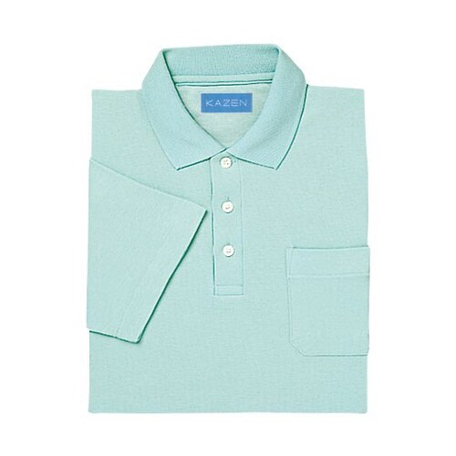 兼用ポロシャツ半袖 ミントグリーン S