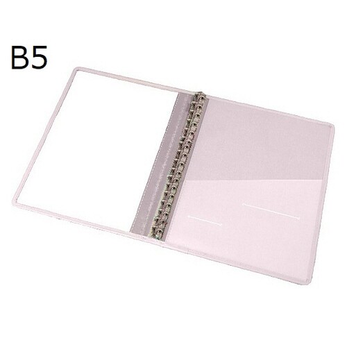 カルテブッククリアータイプB5 30mm26穴 桃