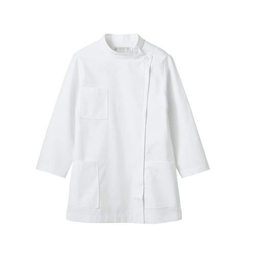 ケーシー レディス 8分袖 白 8L