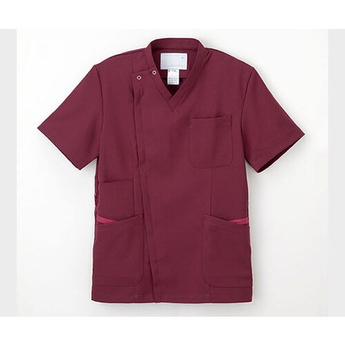 男子スクラブ バーガンディ M