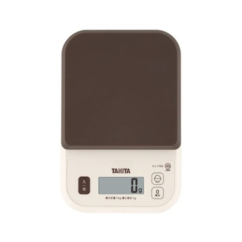 デジタルクッキングスケール ブラウン