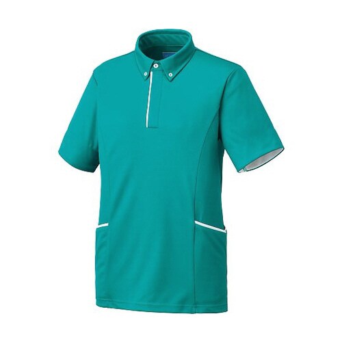 ニットシャツ シーグリーン L