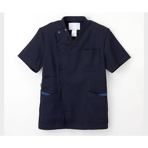 男子スクラブ ネイビー L