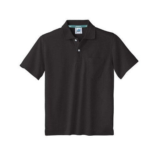 ポロシャツ 兼用 半袖 チャコールグレイ M