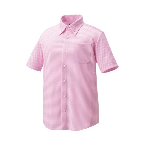 ニットシャツ ピンク LL