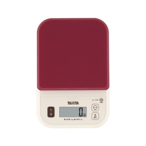 デジタルクッキングスケール レッド