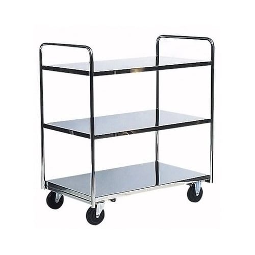 キッチンワゴン 3段式 両側角持ち手付