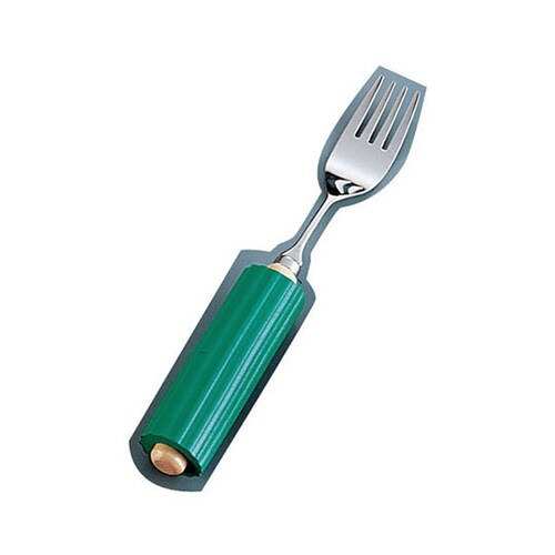 ラクラクシリーズ 木製丸型ハンドル フォーク 小