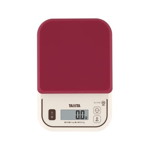 デジタルクッキングスケール レッド
