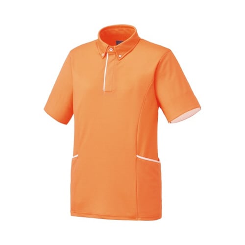 ニットシャツ オレンジ LL