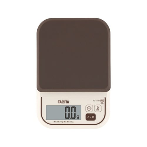 デジタルクッキングスケール ブラウン
