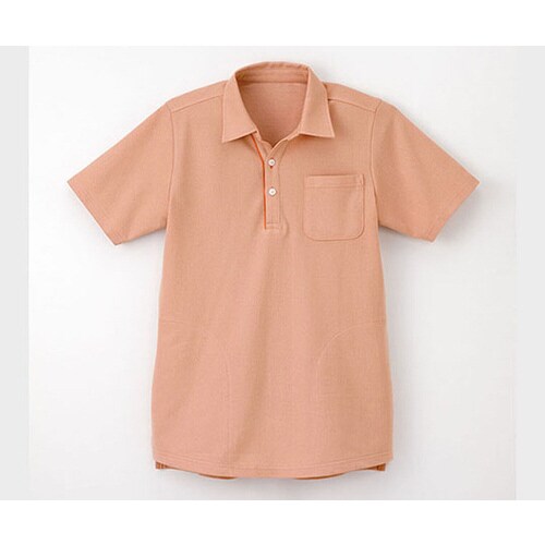 ニットシャツ オレンジ S