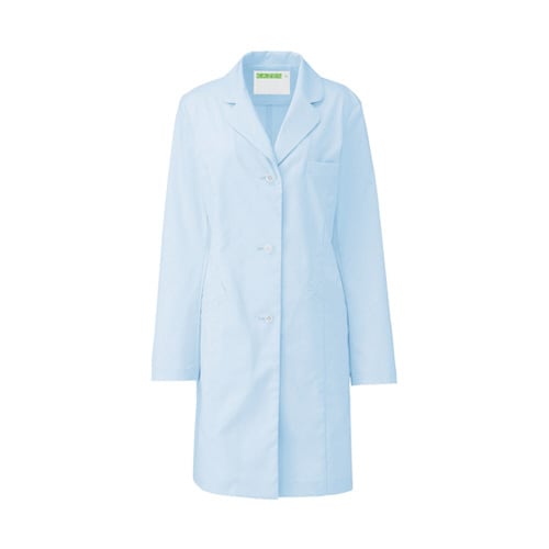 レディス診察衣Sハーフ丈 サックス 3L