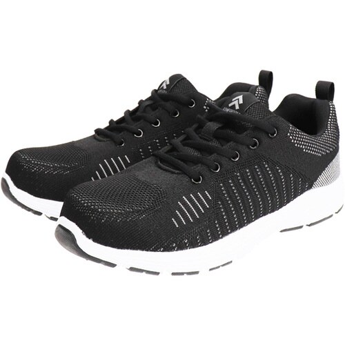 ニットシューズ ブラック×グレー 28cm