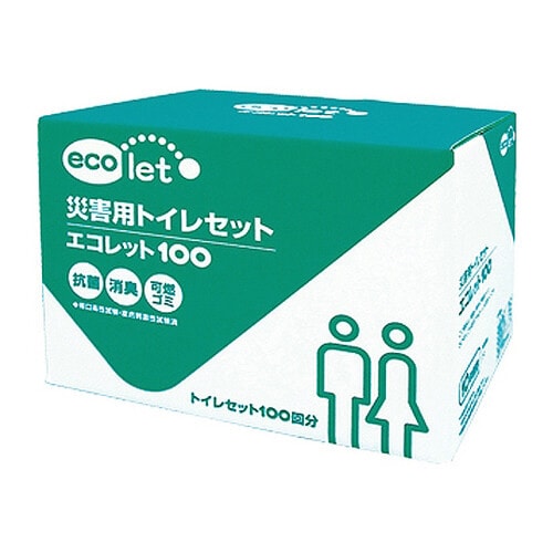 災害用トイレ エコレット100 100回分×4箱入