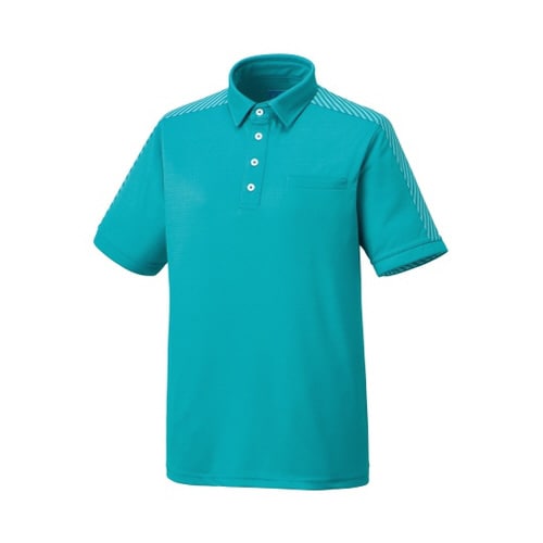 ニットシャツ グリーン S