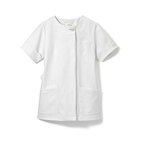 スカラップトップス ホワイト M