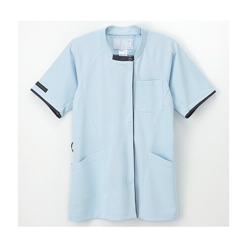 ニットシャツ アクア L