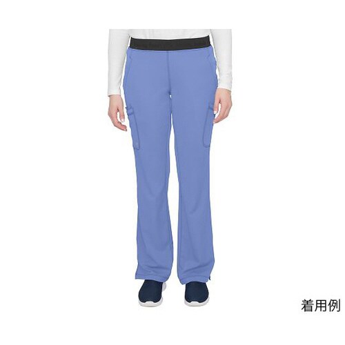 スクラブパンツ M相当 ライトブルー