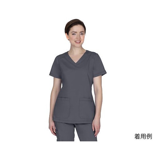 スクラブトップス S相当 グレー