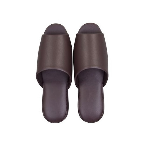ベーシックスリッパ ダークブラウン M