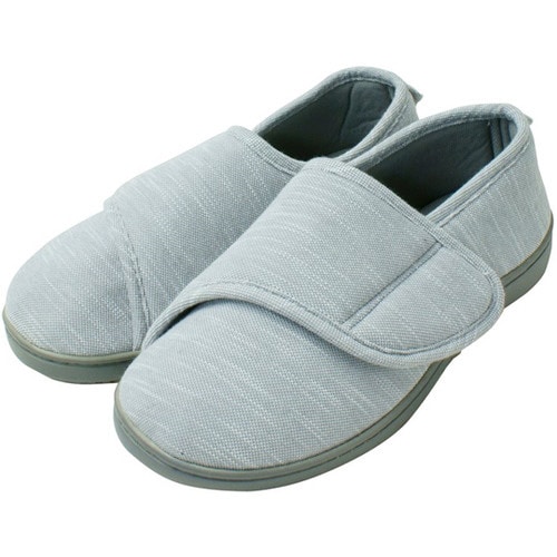 介護シューズ マジックテープタイプ グレー S