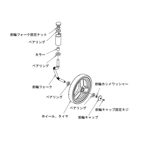 前輪セット(左)