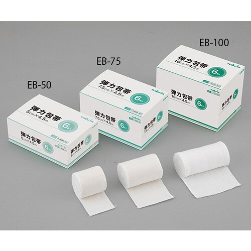 弾力包帯 75mm×4.5m 1袋×6巻入