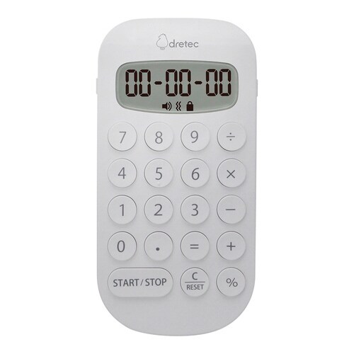 時計付電卓バイブタイマー