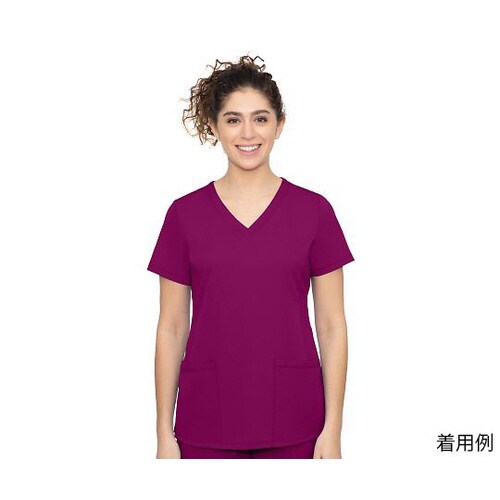 スクラブトップス M相当 ワイン