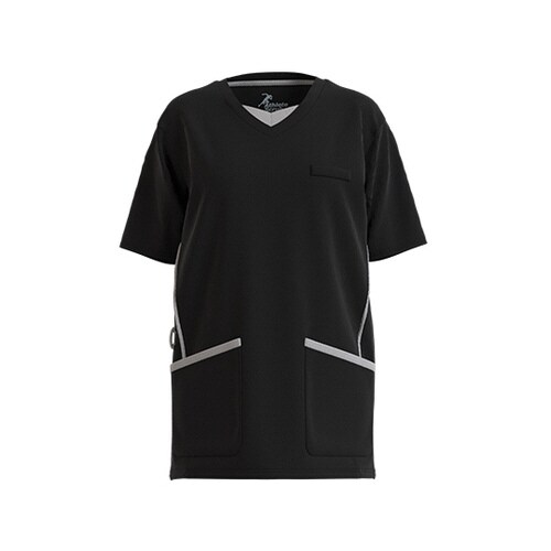 アスリート・スクラブ(男女兼用)SS ネイビー