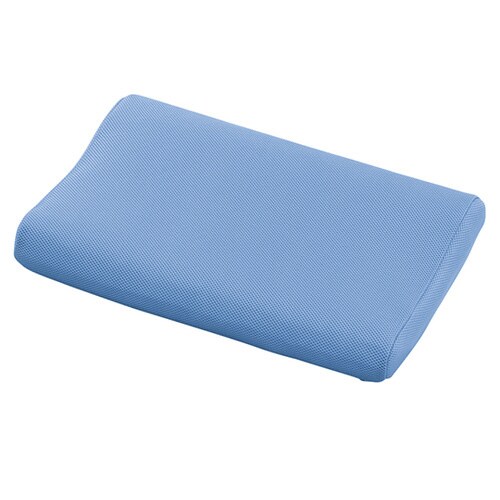 洗えるムレない枕 ブルー