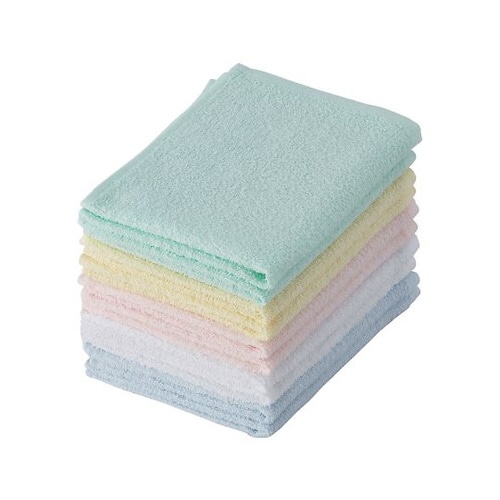 ライトカラーおしぼりタオル 10枚組 ミックス