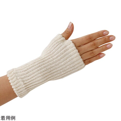 ゆったり編んだシルク混サポーター