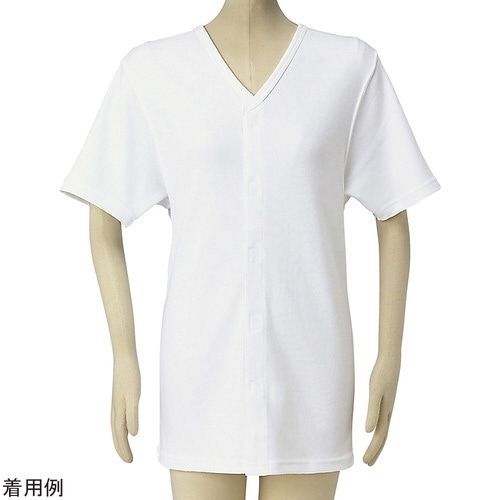 前開き肌着(紳士用)半袖マジック L