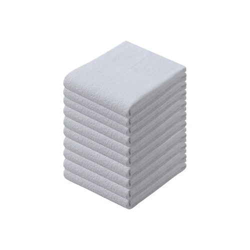 多用途ショートタオル10枚組 ホワイト