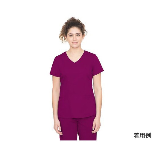 スクラブトップス LL相当 ワイン