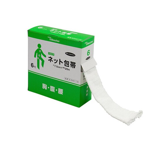 ベスケア ラテックスフリーネット包帯 6号